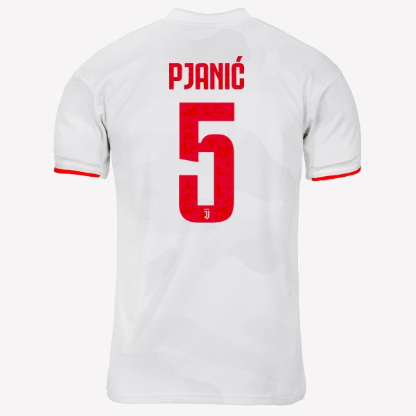 Camiseta Juventus NO.5 Pjanic Segunda equipación 2019-2020 Gris Blanco